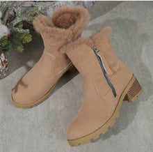 Load image into Gallery viewer, Women&#39;s Thick Heel Warm and Comfortable Martin Boots
