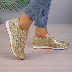 Women'S Glitter Design Fashionable Running Shoes