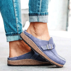 Women's Round Toe Low Heel Casual Shoes