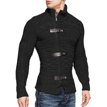 Load image into Gallery viewer, Men&#39;s Round Neck Sweater Casual Knitted Sweater
