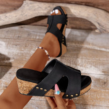 Load image into Gallery viewer, Women&#39;s clog stud sandals
