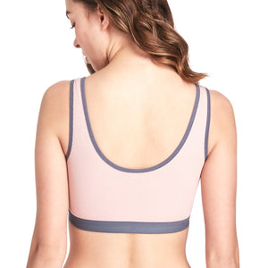 Front Button Wireless Breathable Sleeping Bra Sports Bra