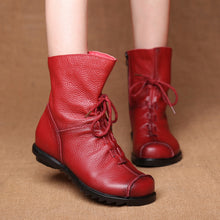 Load image into Gallery viewer, New winter low heel warm short boots
