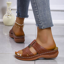 Load image into Gallery viewer, Women&#39;s Summer Comfort Wedge Slippers
