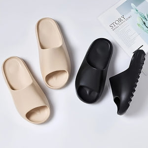 Non-Slip Women's Pillow Slides: Open Toe & Quick Drying