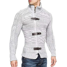 Load image into Gallery viewer, Men&#39;s Round Neck Sweater Casual Knitted Sweater
