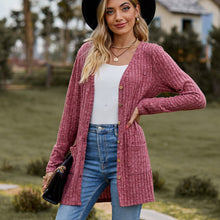 Load image into Gallery viewer, Sweaters for Women Cardigan Dressy Solid Open Front Long Knited Cardigan Sweater Fashion Loose Fit Coat Tops
