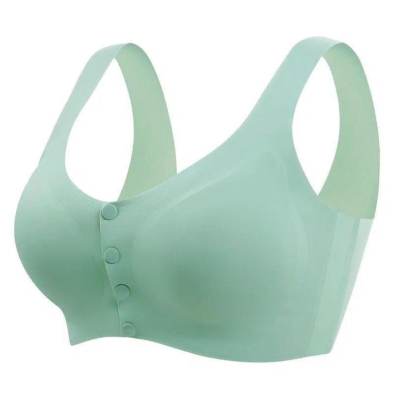 Women's wire-free ice silk comfortable bra