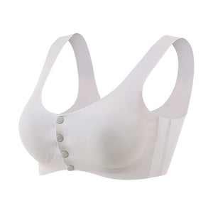 Women's wire-free ice silk comfortable bra