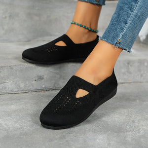 Women's Mesh Flat Comfort Fly Knit Shoes