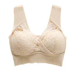 sexy lace bra without steel ring without streak