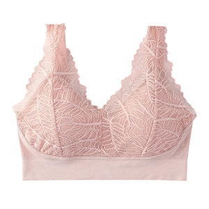 Sexy lace beautiful back cotton gauze breathable bandeau