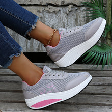 Load image into Gallery viewer, Autumn women&#39;s mesh thick-soled sports shoes
