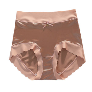 Premium Satin Antibacterial Ice Silk Moisture-absorbing Panties