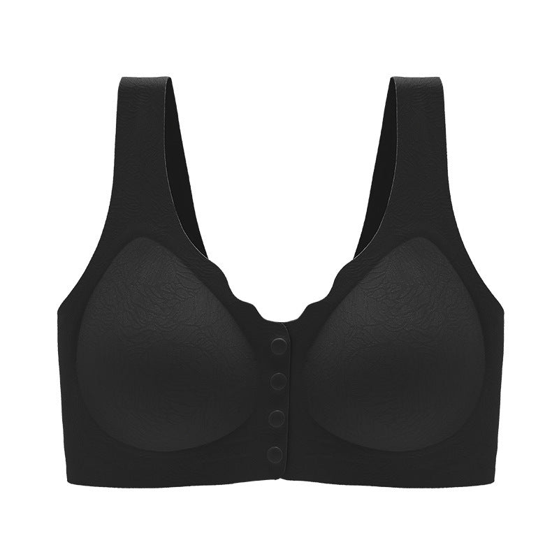 Front-Clasp Anti-Sagging Vest-Style Plus Size Bra