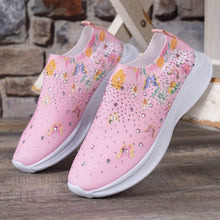 Load image into Gallery viewer, Women&#39;s Rhinestone Stretch Casual Breathable Sneakers
