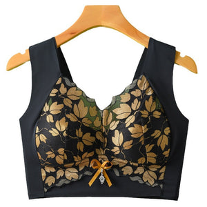 Women's Lace Back Push-Up Anti-sagging Bra