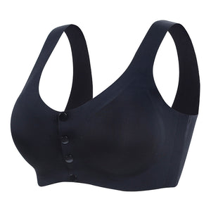 Women's wire-free ice silk comfortable bra