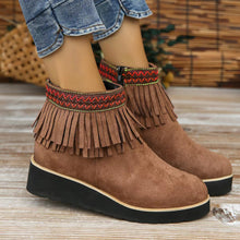 Load image into Gallery viewer, Womens Booties Casual Ankle Boots Work Women Side Zipper Faux Suede Winter Shoes
