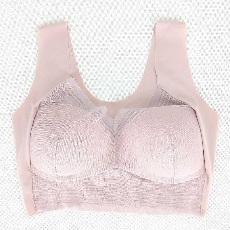 Women's Lace Wide Shoulder Strap Beautiful Back Bra
