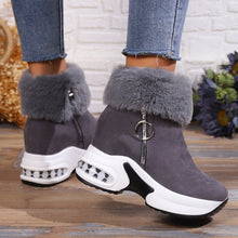 Load image into Gallery viewer, Short-calf suede warm and height-increasing cotton boots
