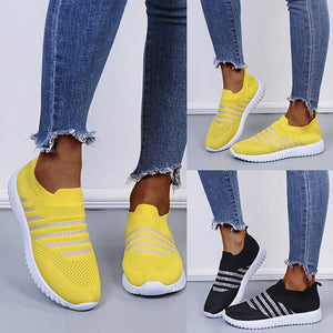 Women's breathable elastic sneakers