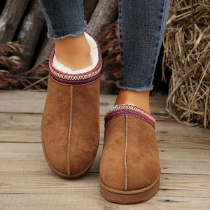 Thick-soled fluffy cotton all-match warm snow boots