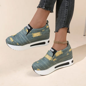 New autumn denim fashionable women's casual shoes