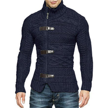 Load image into Gallery viewer, Men&#39;s Round Neck Sweater Casual Knitted Sweater
