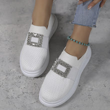 Load image into Gallery viewer, Women&#39;s Mesh Rhinestone Thick Sole Casual Shoes
