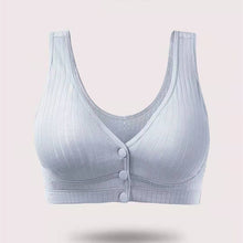 Load image into Gallery viewer, Cotton Breathable Plus Size Front Button Bra
