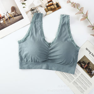 Women's threaded cotton underwear