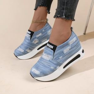 New autumn denim fashionable women's casual shoes