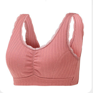 Women's Pure Cotton Buckleless Breathable Sports Bra