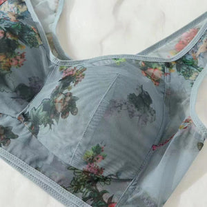 Women Ink Printing Sexy Vest Brassiere