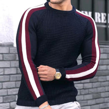 Load image into Gallery viewer, Mens Knit Sweater Sweater Sweatshirt Knit Slim-Fit Luxury Line
