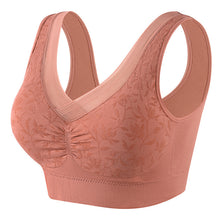 Load image into Gallery viewer, Women&#39;s cotton breathable plus size vest style bra
