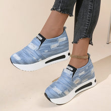 Load image into Gallery viewer, New autumn denim fashionable women&#39;s casual shoes
