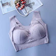 Load image into Gallery viewer, Women&#39;s Thin Wireless Side Push Up Large Size Bra
