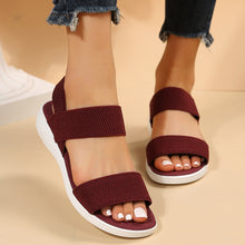 Load image into Gallery viewer, Ladies Fly Woven Flat Casual Sandals
