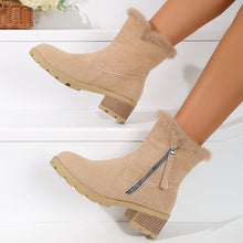 Load image into Gallery viewer, Women&#39;s Thick Heel Warm and Comfortable Martin Boots
