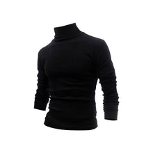 Load image into Gallery viewer, Men&#39;s Cotton Blend Turtle Neck Knitted Slim Sweater
