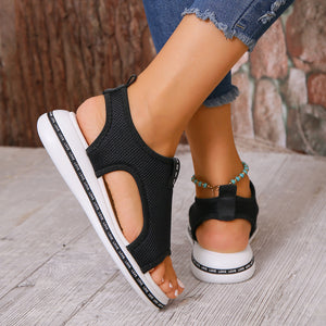 Summer Fashion Flat Fly Woven Women's Sandals