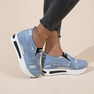 New autumn denim fashionable women's casual shoes