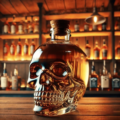 ✨LAST DAY 49% OFF🔥 - 🎁Funny Whiskey Skull Bottle