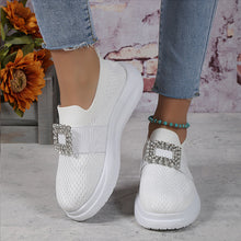 Load image into Gallery viewer, Women&#39;s Mesh Rhinestone Thick Sole Casual Shoes
