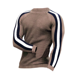 Mens Knit Sweater Sweater Sweatshirt Knit Slim-Fit Luxury Line