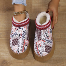 Load image into Gallery viewer, Thick-soled fluffy cotton all-match warm snow boots
