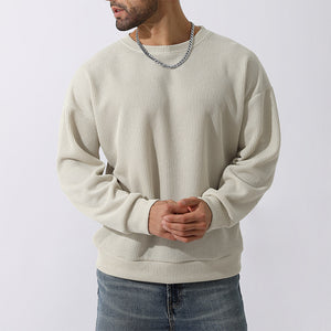 Men's Winter Sweater Loose Round Neck Thickened Sweater