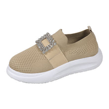 Load image into Gallery viewer, Women&#39;s Mesh Rhinestone Thick Sole Casual Shoes
